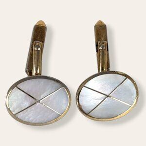 Vintage MOP Oval Cufflinks